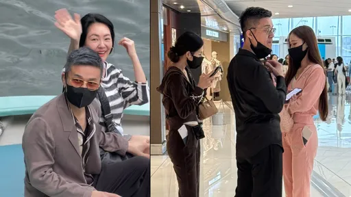 小S香港街頭開粉絲見面會　陪女兒追星不忘和Mike放閃