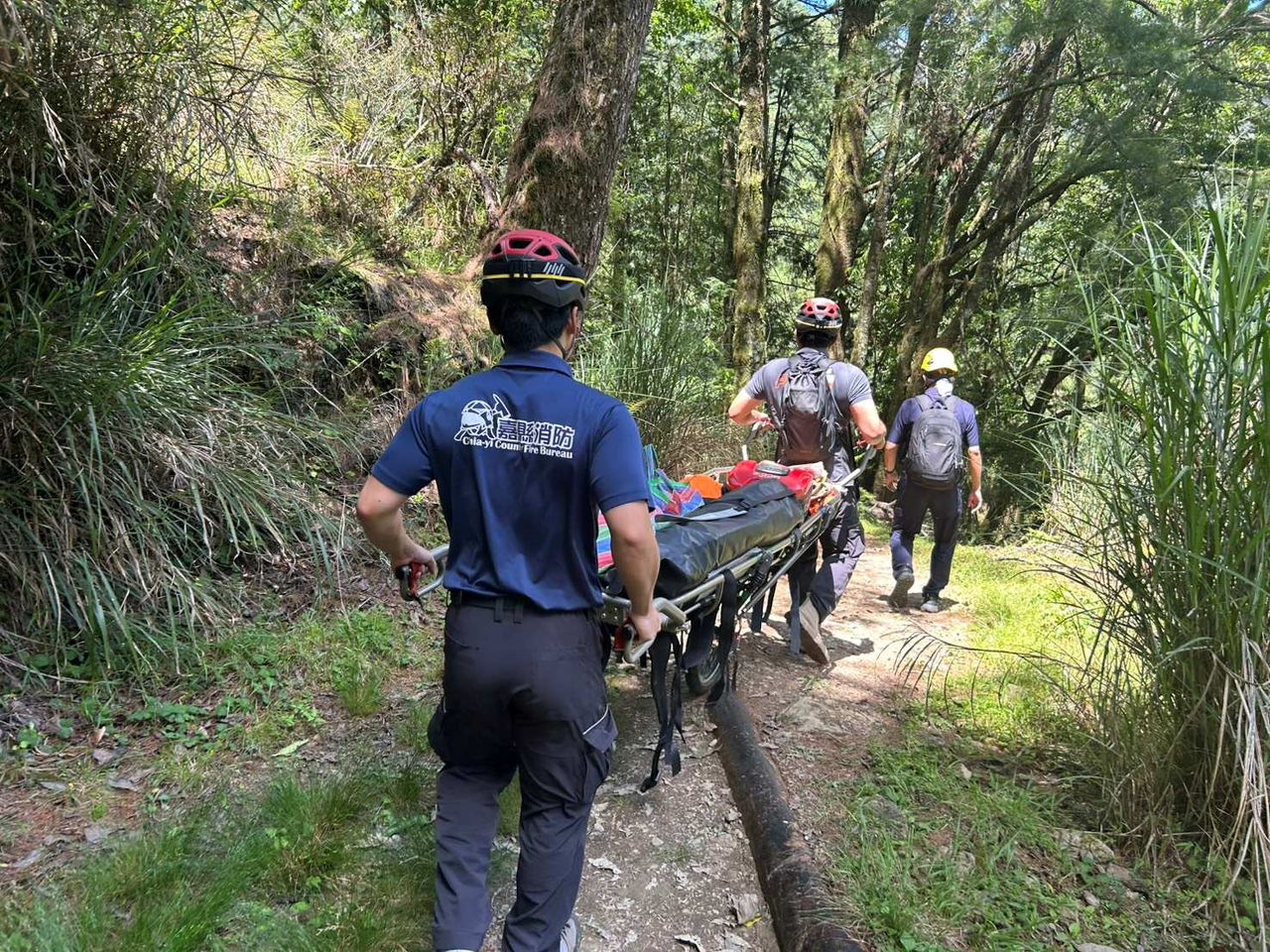 阿里山登山意外!75歲翁墜30米深谷救起無心跳 送醫不治