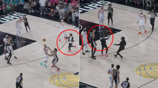 亂入NBA決賽合影溫班亞馬　球迷被終身禁入所有場館