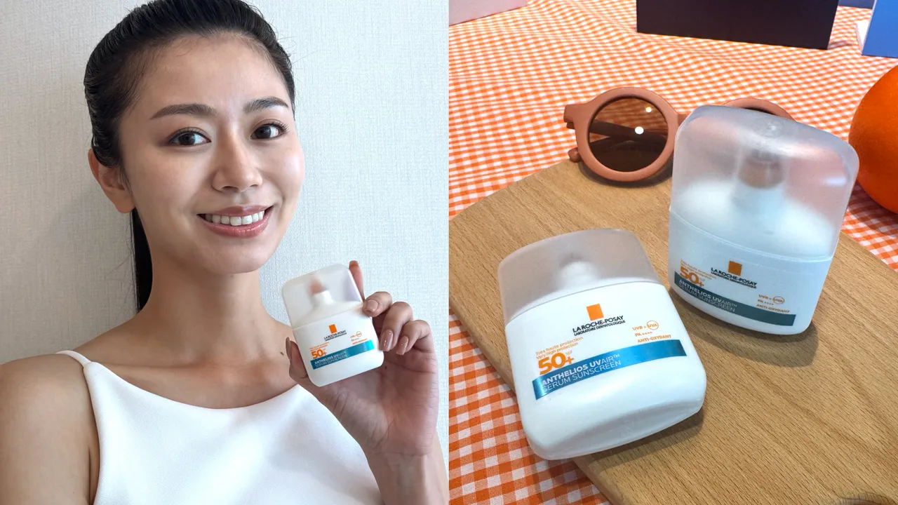 理膚寶水安得利UVAIR空氣感極效精華防曬（SPF50+/PA++++），兼顧了高防禦與輕盈膚觸。張家玲攝