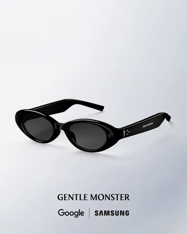 GENTLE MONSTER首款智慧眼鏡外型上採用窄框流線型線條。品牌提供