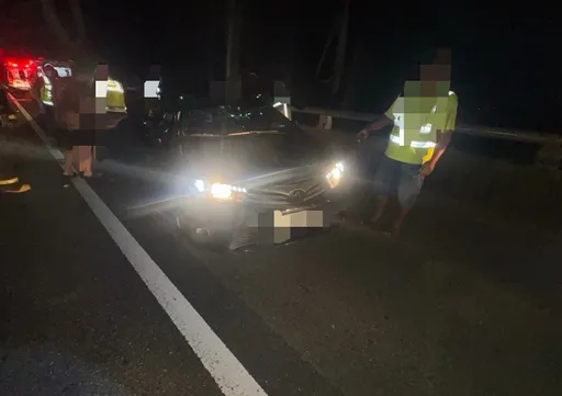 國道1號嘉義段嚴重車禍！　3車深夜連環撞釀2死3傷