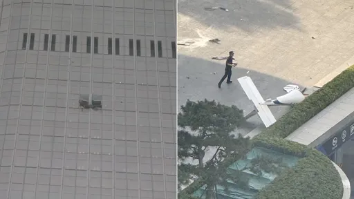 北京小飛機撞樓震撼各界　分析：3大疑點待解