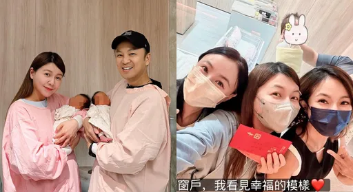 謝京穎生雙胞胎　台八女星探訪超感動：隔著窗我看見幸福