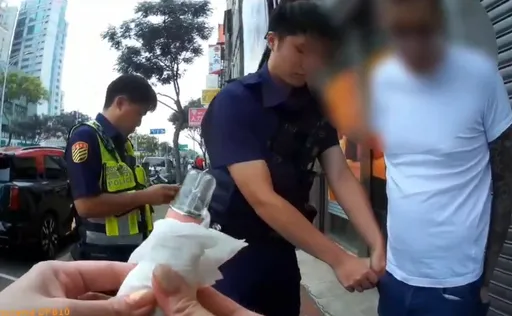 桃園警方毒駕取締成效顯著提升！　男自撞分隔島唾液快篩陽性遭羈押