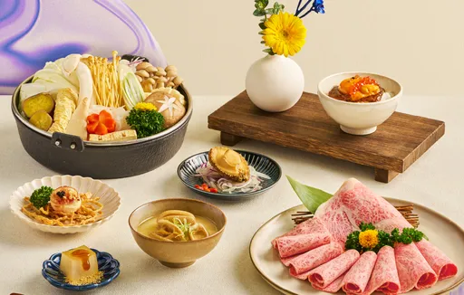 Extension 1 by 橘色限時「好事發生」套餐　A5和牛壽喜燒結合流體花瓶手作體驗