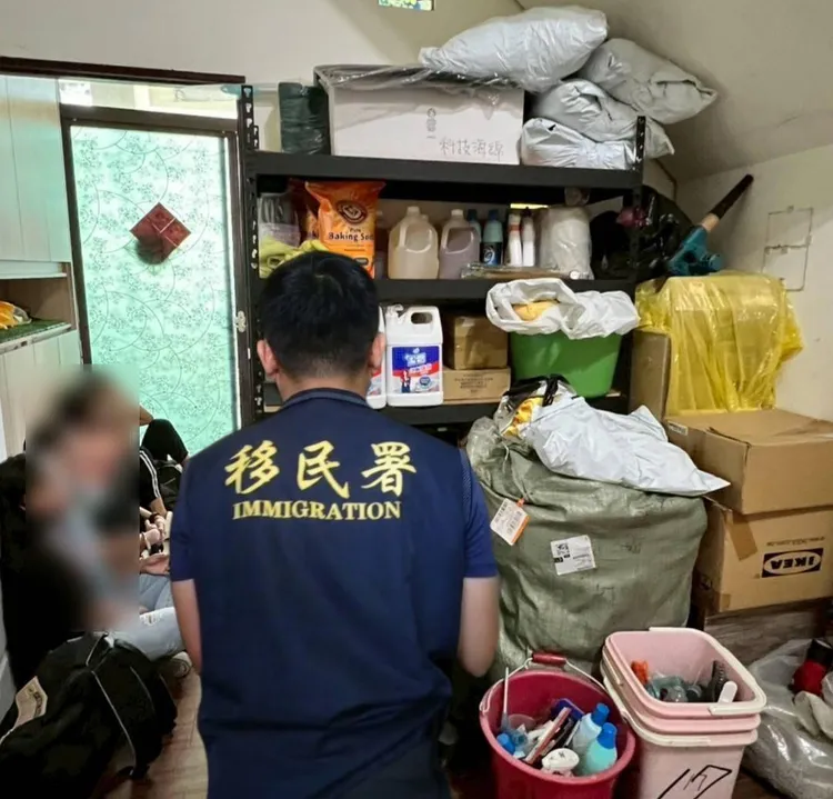 移民署查獲廣受台中貴婦圈好評的清潔派工團隊。民眾提供