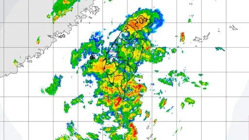 16縣市豪大雨特報　新北八里林口淹水警戒