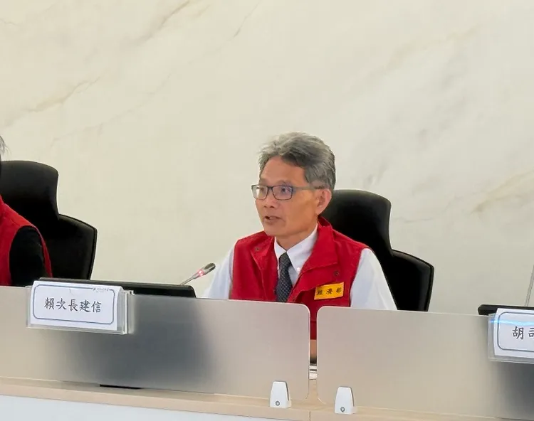 為因應可能的劇烈降雨，經濟部次長賴建信今（8）日開設應變小組並主持防汛整備會議。水利署提供