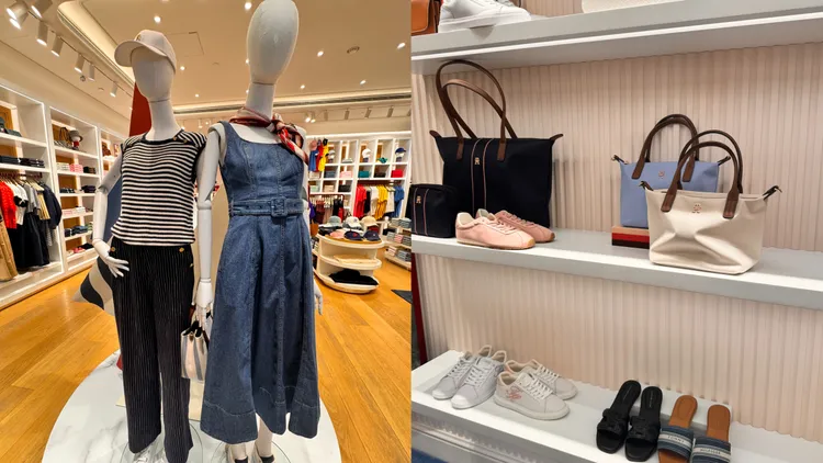 TOMMY HILFIGER Summer 2026系列同步在品牌101門市登場。劉旻君攝