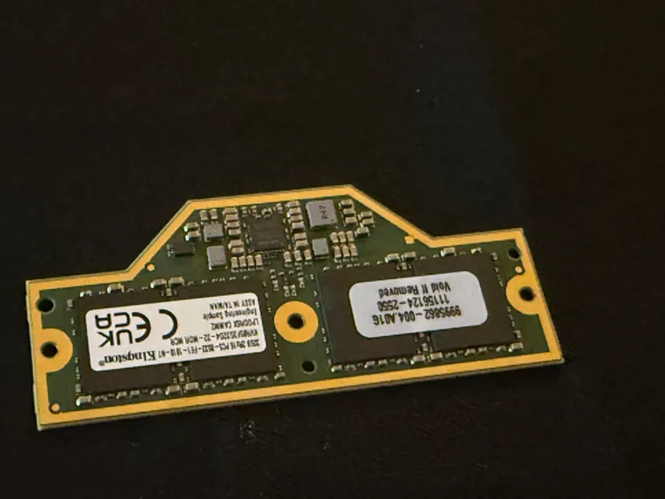 Rambus LPCAMM2記憶體模組方案。呂承哲攝
CQDIMM