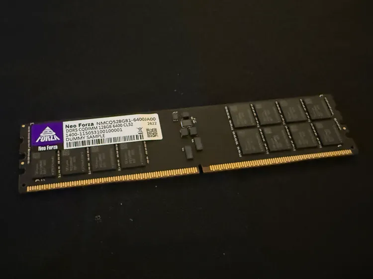 Rambus CQDIMM記憶體模組方案。呂承哲攝
