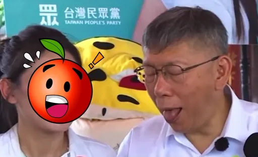 柯文哲朝女參選人「吐舌猛咳」　她瞬間變臉！反應全被拍