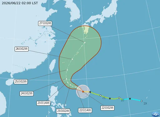 米克拉恐達中颱上限！這2天對台影響最大　不排除發布海警