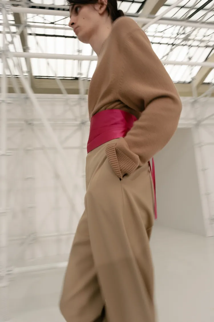 CELINE 2027春夏男裝細節。品牌提供