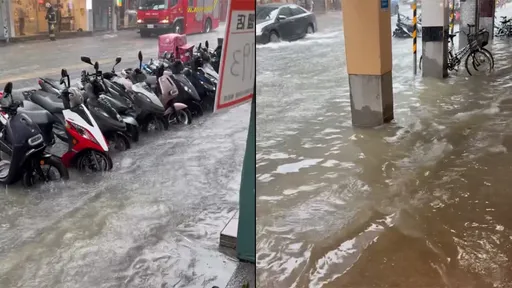 北市午後迎豪雨！多處傳淹水　民眾直呼：這不是公館是公海！