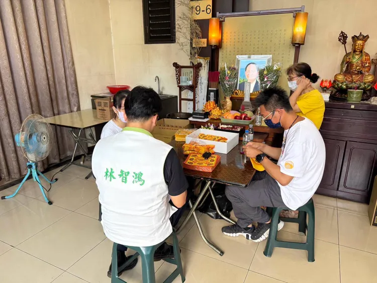 陳陽益公祭日期訂於6/30上午於高雄市立第一殯儀館景德廳。林智鴻議員提供