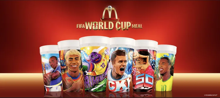 6款「經典球星杯」集結各球星的招牌名場面。麥當勞提供