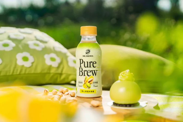 伯朗Pure Brew開心果風味拿鐵。業者提供