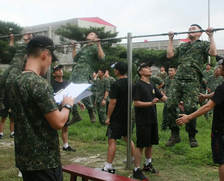 國軍體能鑑測。翻攝「中華民國陸軍」臉書（與新聞事件無關）