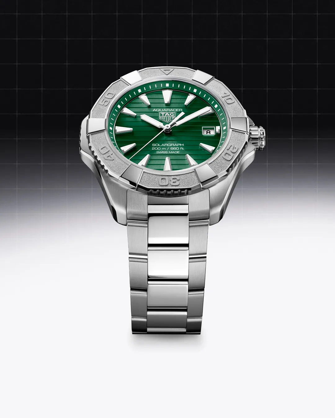 同步登場的Aquaracer Professional Solargraph腕錶系列40mm腕錶。品牌提供