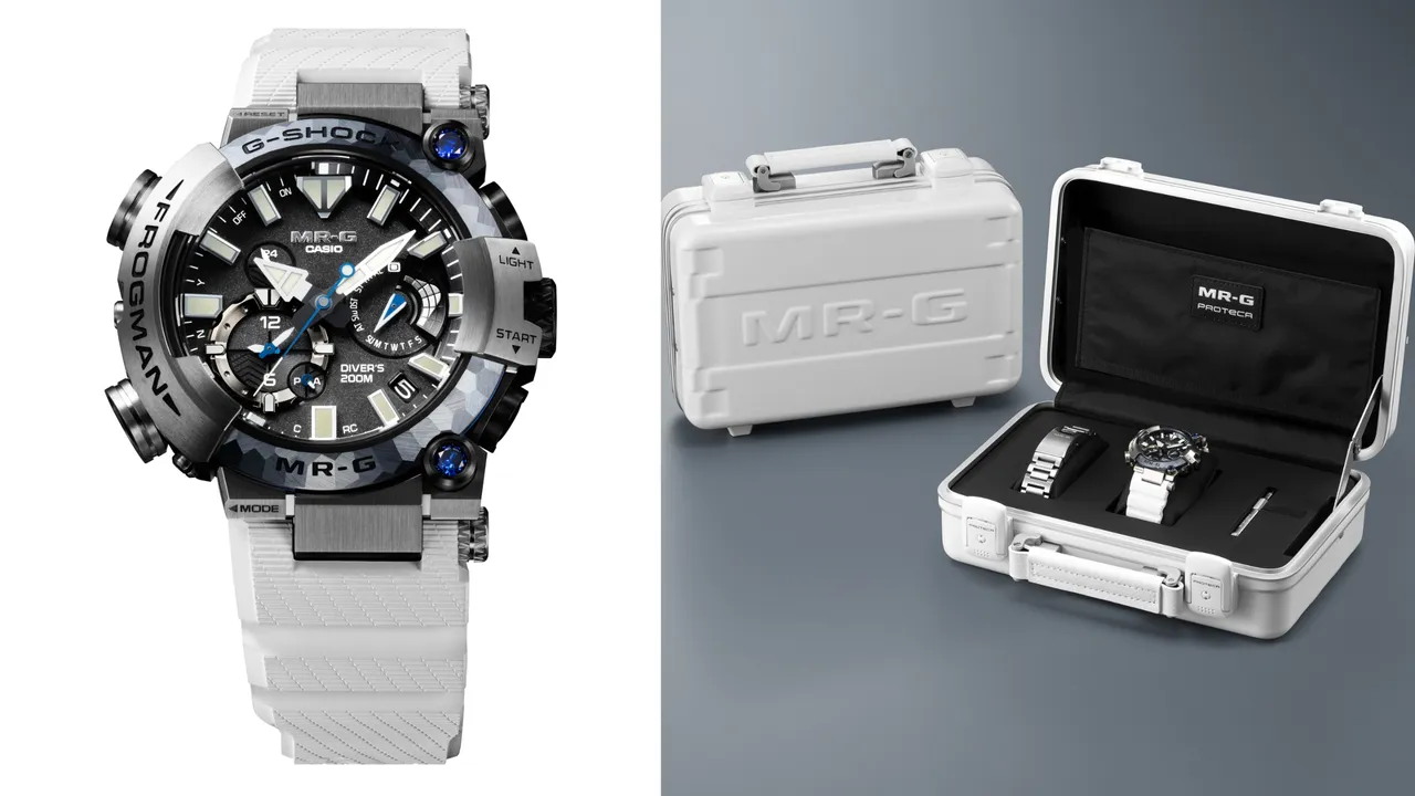 G-SHOCK MR-G系列30周年紀念腕錶MRG-BF1000EB-1A，25萬元。品牌提供