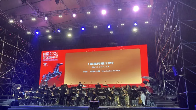作曲家近藤禮隆表示這次桃園演出給了他難忘的體驗。翻攝自近藤禮隆X