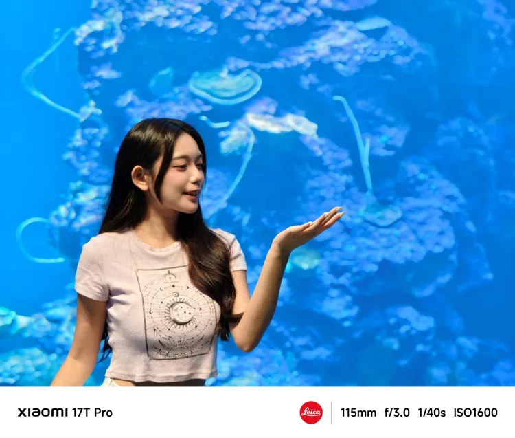 面對光線變化與人潮干擾，Xiaomi 17T Series的5x長焦同樣展現靈活取景優勢，即使與拍攝主體保持舒適距離，也能輕鬆聚焦人物神情與空間細節。小米提供