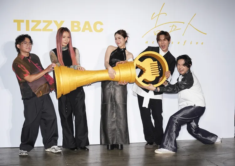 Tizzy Bac（左）與告五人將角逐本屆金曲獎最佳樂團獎。彭欣偉攝