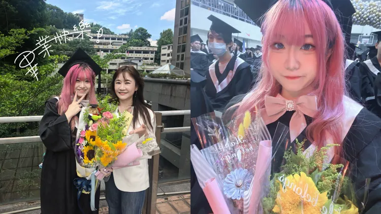 媒體人王淺秋近日出席女兒菲菲畢業典禮，罕見讓女兒正面曝光。翻攝王淺秋臉書