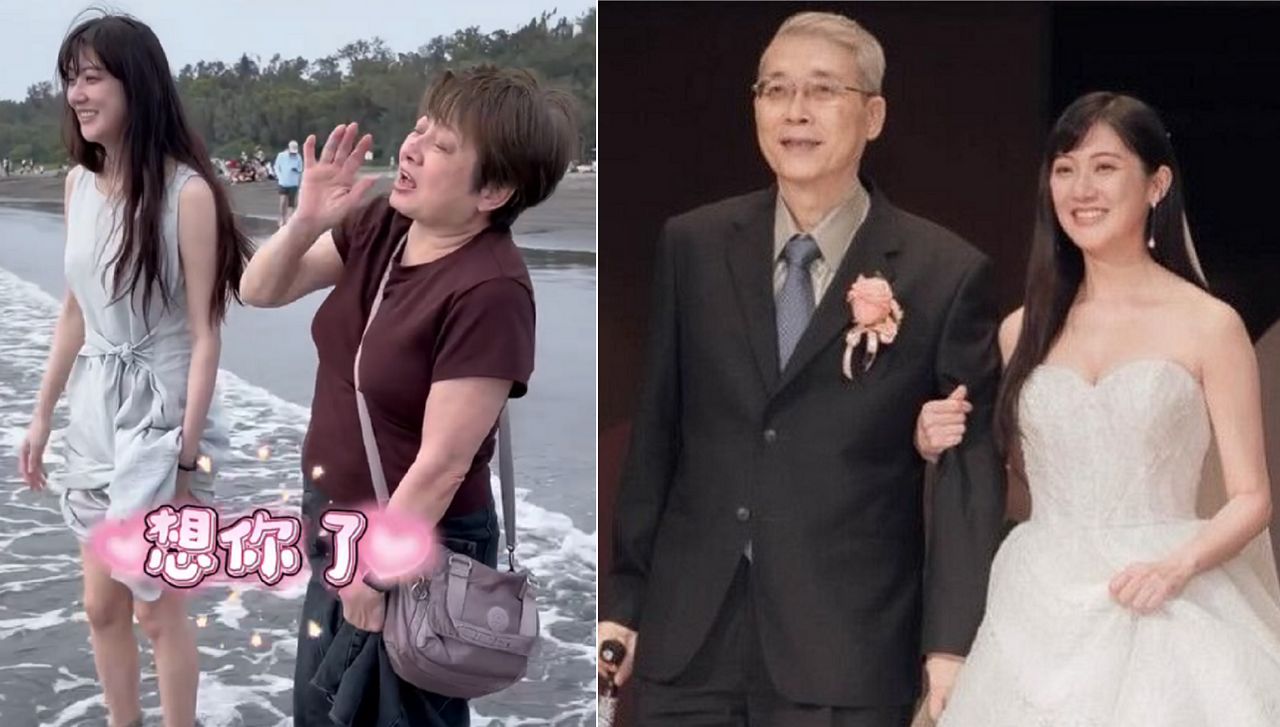 林逸欣失去爸爸2個月「思念沒有盡頭」 帶媽媽對大海喊:想你了