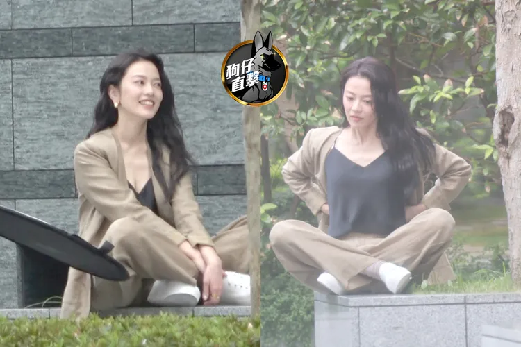 喻虹淵復出穿小可愛露乳溝拍美照。特勤中心攝