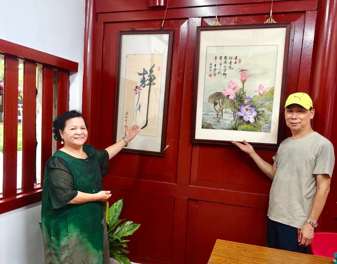 板橋農村公園變身藝文殿堂 客家書畫聯展仲夏開展