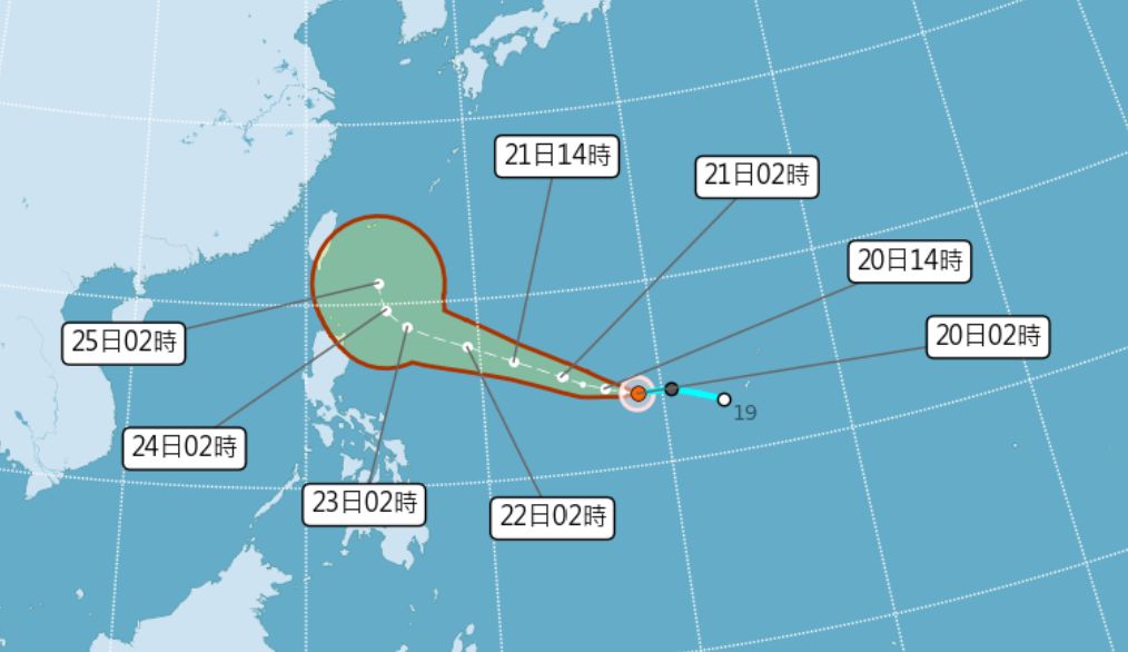 「米克拉」颱風生成!朝台灣逼近中 一天比一天熱恐飆破38℃