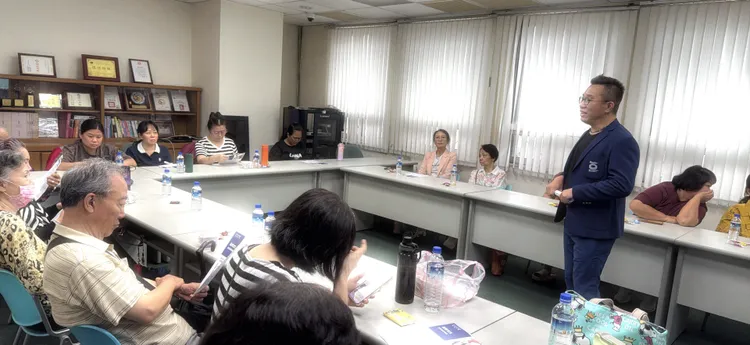 江岳宸講師將在17多年的豐富風險規劃經驗與學員分享。翻攝畫面