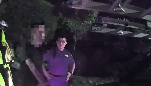 淡大旁工地遭撞　肇事男逃逸...身上掉出毒電子煙
