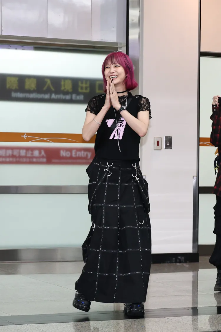LiSA看到粉絲高喊「我回來了」。攝影中心攝