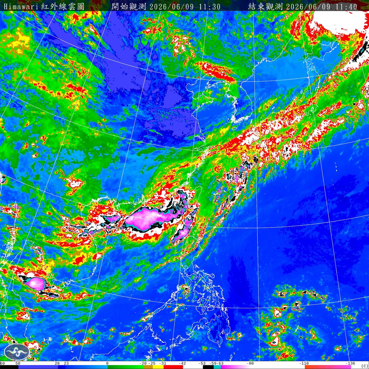 鋒面在台灣上空!「1原因」雨意外更猛 專家曝2波高峰