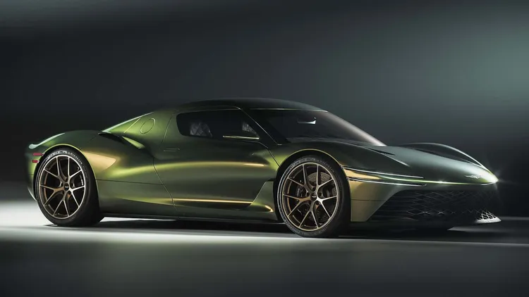 Genesis同時在利曼展示經過更新的Magma GT Concept量產概念車。原廠照片