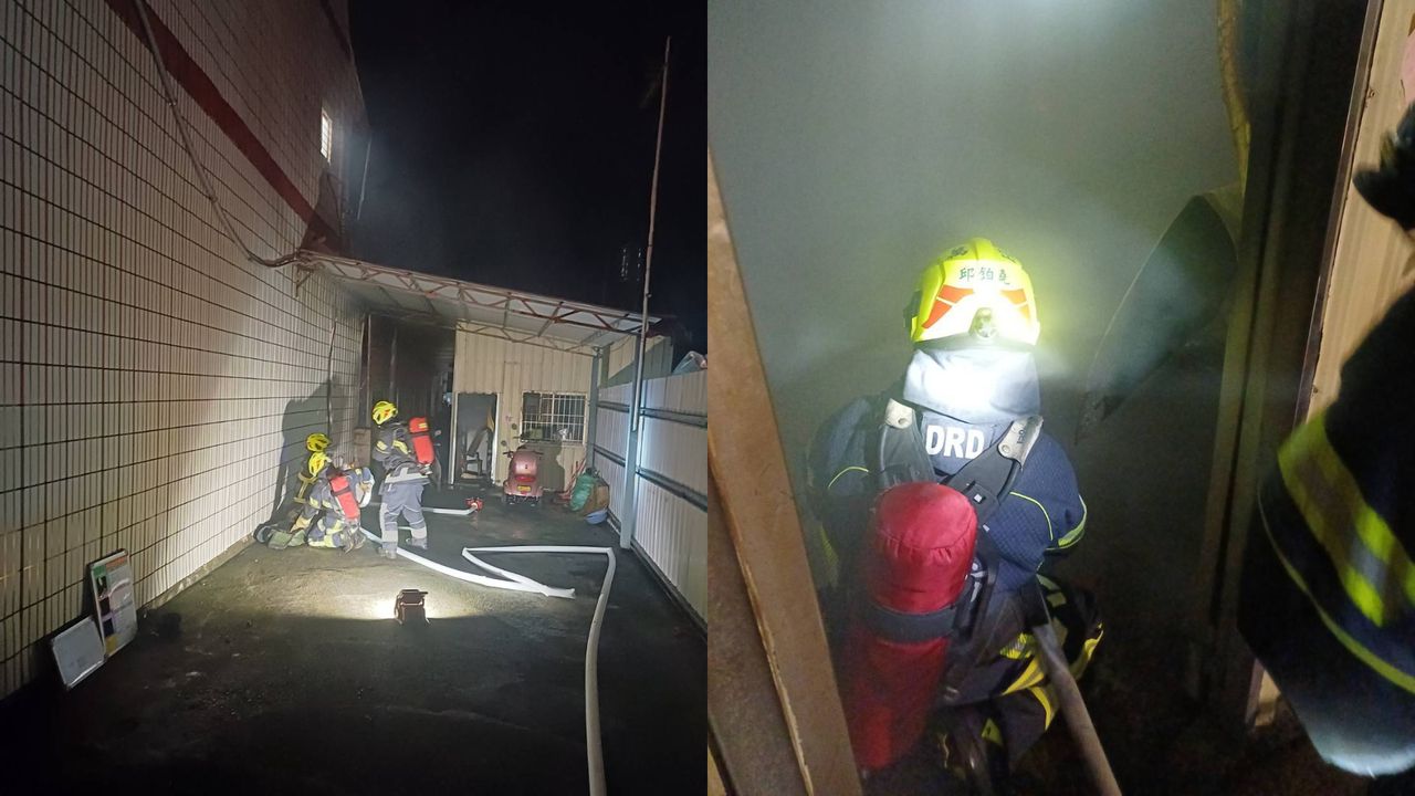 屏東住宅惡火!1男燒成焦屍