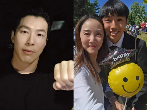 黃少祺大兒子美國八年級畢業了！完美遺傳帥臉基因
