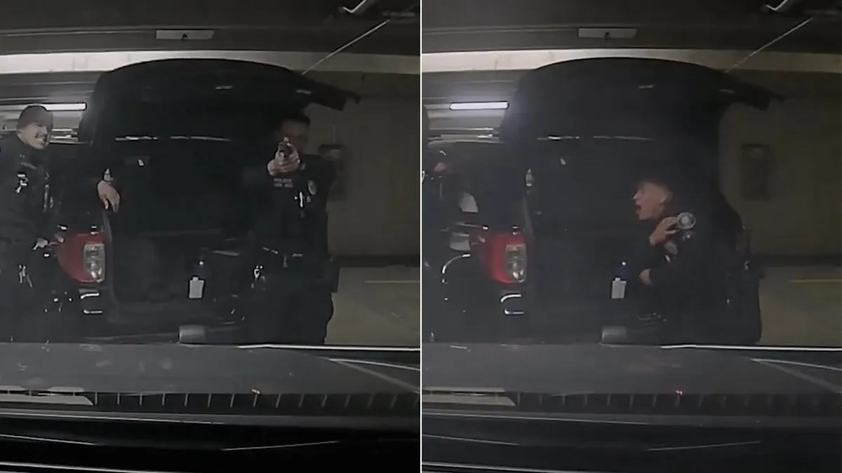 白目警察竟玩拔槍互瞄　真擊發了！子彈命中同僚