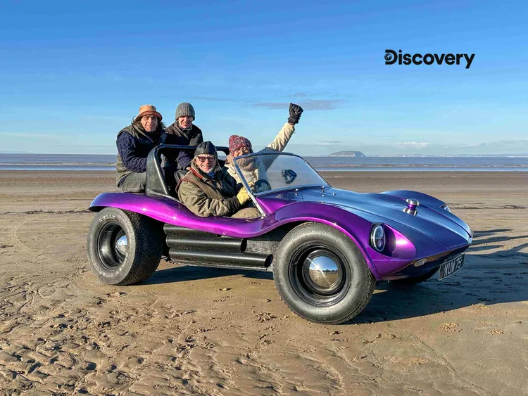 完成翻修後的沙灘車。Discovery提供