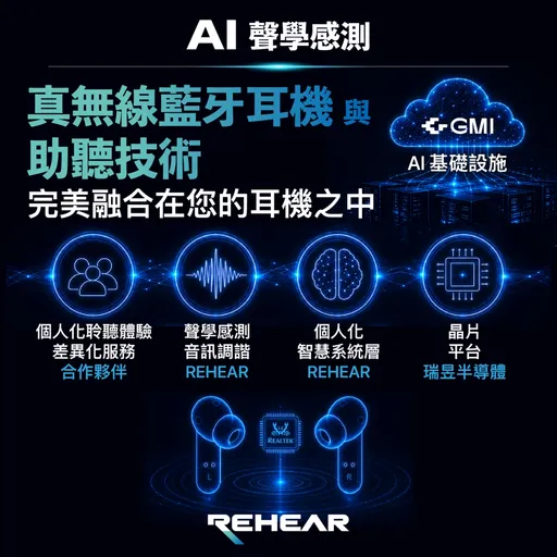 從耳機到AI系統　瑞音生技COMPUTEX秀個人化聽覺應用