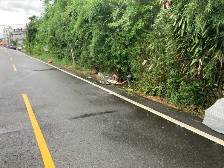 事故發生在霧峰區錦州路。民眾提供