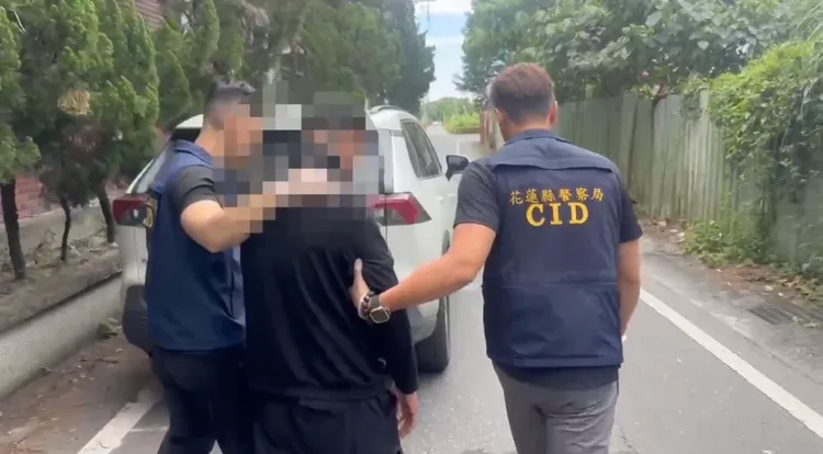 蕭男假冒警察招搖撞騙被逮捕。警方提供