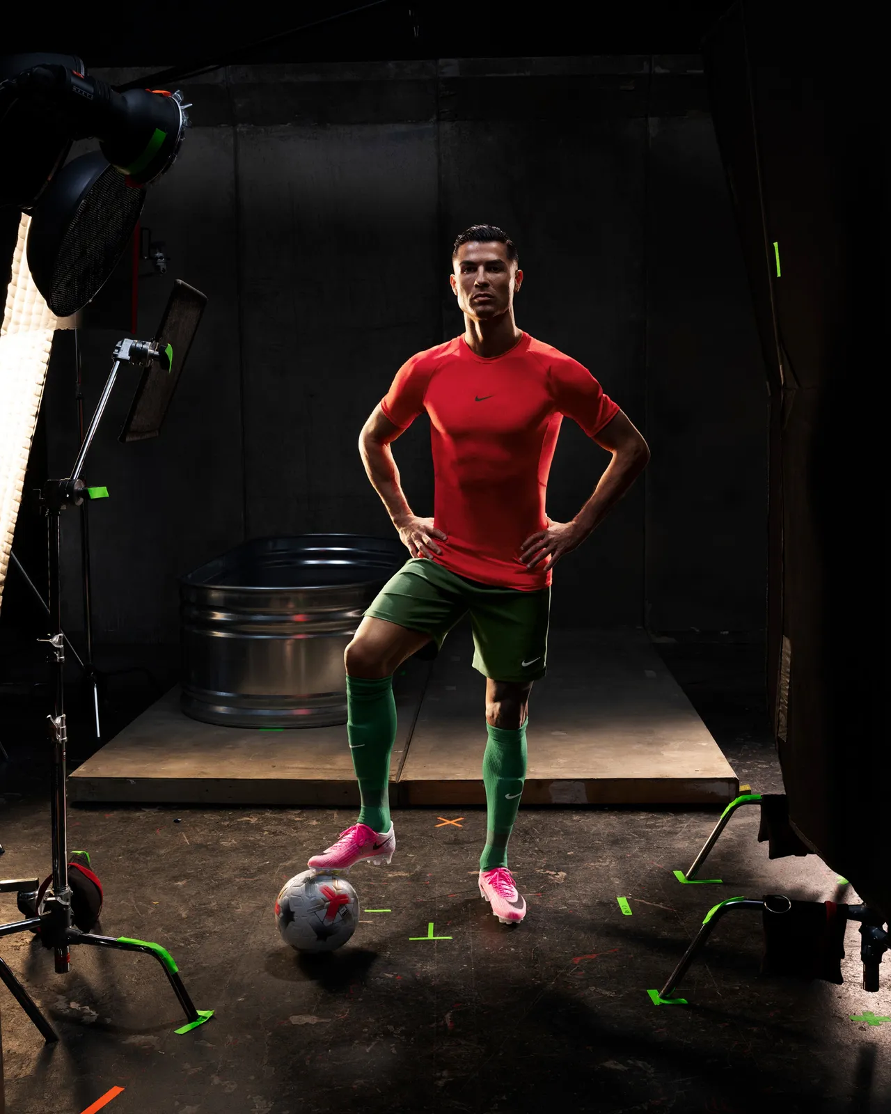 Cristiano Ronaldo也來參演Nike新廣告。品牌提供