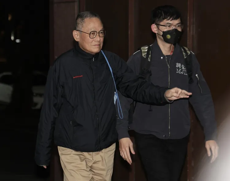 高金素梅助理張俊傑。中央社