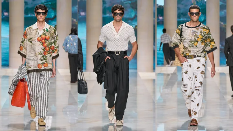 Dolce&Gabbana 2027春夏男裝系列。品牌提供