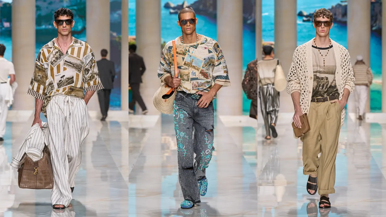 Dolce&Gabbana 2027春夏男裝系列。品牌提供